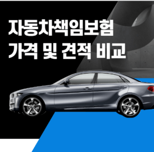 자동차책임보험 가격 및 견적 비교