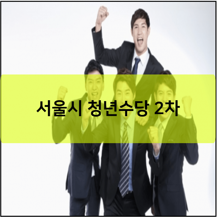 서울시 청년수당 2차