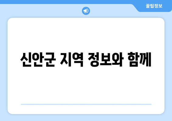 신안군 지역 정보와 함께