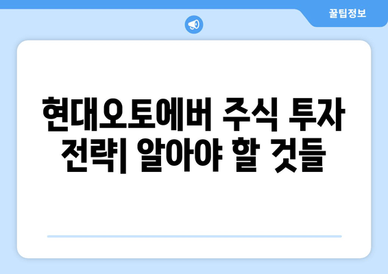현대오토에버 주가 전망 (307950)| 디지털 전환의 중심에서 2024년, 2025년 주가 전망 및 기업 분석 | 현대오토에버, 주가, 전망, 디지털 전환, 기업 분석, 시세