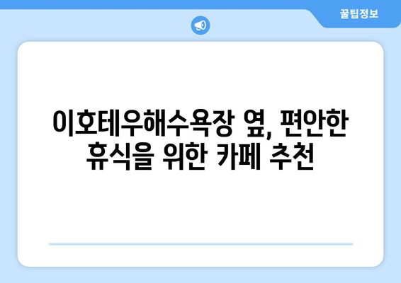 이호테우해수욕장 옆, 편안한 휴식을 위한 카페 추천 | 제주도 여행, 해변 카페, 커피 맛집