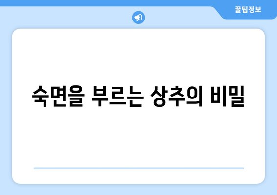 상추, 숙면을 부르는 채소? | 상추 효능, 수면 개선 효과, 영양 정보