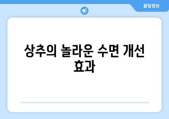 상추, 숙면을 부르는 채소? | 상추 효능, 수면 개선 효과, 영양 정보