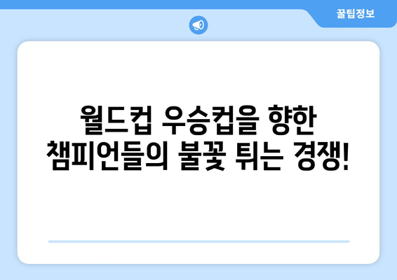 2022 카타르 월드컵, 축구 열정의 불꽃을 기대하며! | 월드컵 전망, 경기 분석, 주요 선수