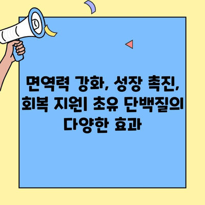 순수의 힘| 첨가물 없는 초유 단백질 분말의 놀라운 효능 | 건강, 면역, 영양, 단백질 보충