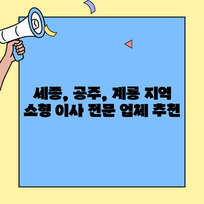 세종, 공주, 계룡 소형 이사 서비스 | 짐싸기부터 새집 정착까지 완벽 가이드 | 소형 이사, 짐 정리, 이사 업체 추천