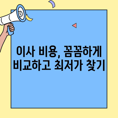 원룸/투룸 이사, 가격 비교 & 저렴한 업체 찾는 꿀팁 | 포장이사, 비용 절감, 추천 업체, 이삿짐센터