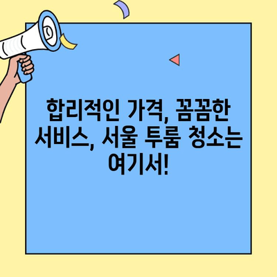 서울 투룸 이사/입주 청소 전문 업체 추천 | 꼼꼼한 서비스, 합리적인 가격