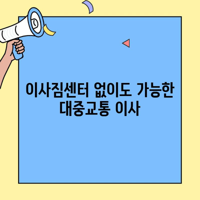 대중교통으로 투룸 이사, 짐 싸는 꿀팁부터 이동까지 완벽 가이드 | 이사짐센터, 짐싸기, 비용 절약, 효율적인 이동