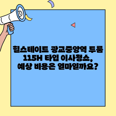 힐스테이트 광교중앙역 투룸 115H 타입 이사청소 완벽 가이드 |  이사청소 꿀팁, 청소업체 추천, 비용 정보