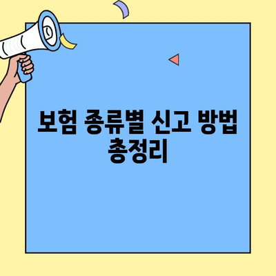 보험 고객센터 신고| 어떤 경우에? 어떻게? | 보험 종류별 신고 방법, 전화번호,  자주 묻는 질문