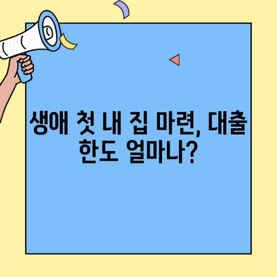 생애최초 주택 구매, 대출 한도와 금리 꼼꼼히 알아보기 | 주택담보대출, 금리 비교, 대출 조건, 주택 구매 가이드
