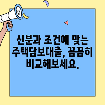 생애최초 주택 구매, 나에게 딱 맞는 지원 혜택 찾기| 신분·조건별 맞춤형 대출 가이드 | 주택담보대출, 금리 비교, 부동산 정보