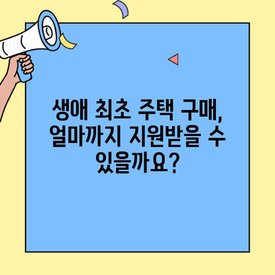 생애최초 주택 구매, 최대 지원금액 확인하세요! | 생애최초 주택자금대출, 금액 한도, 추가 혜택,  대출 조건