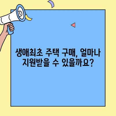 생애최초 주택 구매, 얼마까지 지원받을 수 있을까요? | 생애최초 주택자금대출 금액, 한도, 조건, 시장 동향