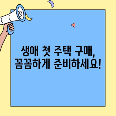 생애최초 주택 구매, 궁금한 모든 것! 한도, 이자, 소득까지 완벽 정리 | 주택대출, 금리, 자격조건, 주택 구매 가이드
