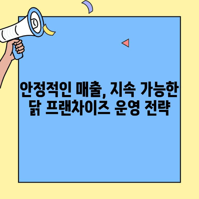 안정적인 매출을 위한 닭 프랜차이즈 창업 성공 전략 | 프랜차이즈 분석, 사업 계획, 운영 노하우