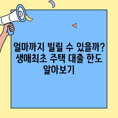 생애최초 주택 자금 대출 완벽 가이드| 대상 주택, 한도, 조건 총정리 | 주택담보대출, 부동산, 금융