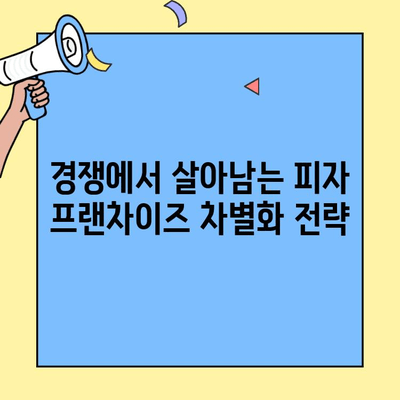 피자 프랜차이즈 창업, 성공으로 이끄는 핵심 전략 7가지 | 피자 프랜차이즈, 창업 성공 전략, 사업 계획, 투자, 운영, 마케팅