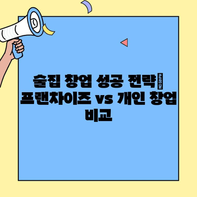 술집 창업 성공 전략| 프랜차이즈 비용 분석 & 수익률 비교 가이드 | 창업, 프랜차이즈, 비용, 수익, 분석