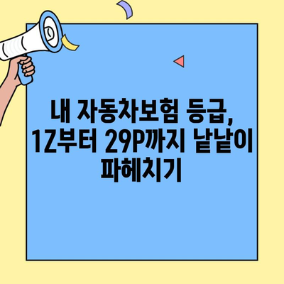 자동차보험 할인 할증 등급 완벽 정복! 1Z부터 29P까지, 조회 방법부터 할인 꿀팁까지 | 자동차보험, 할인 등급, 할증 등급, 조회 방법, 1Z, 29P